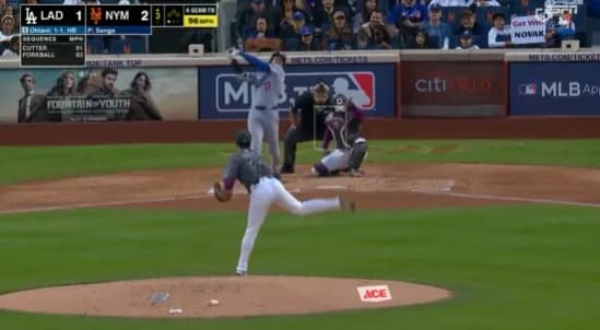 千賀滉大、ドジャース相手に６回１失点で今季５勝目