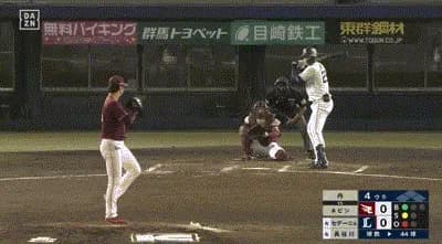 【西武対楽天7回戦】西武・ネビン、楽天・内から第5号先制ソロホームラン！！！！！！！！！！！！