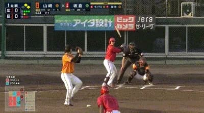 【巨人対広島11回戦】広島、初回に坂倉のタイムリーツーベースで1点先制！！！！！