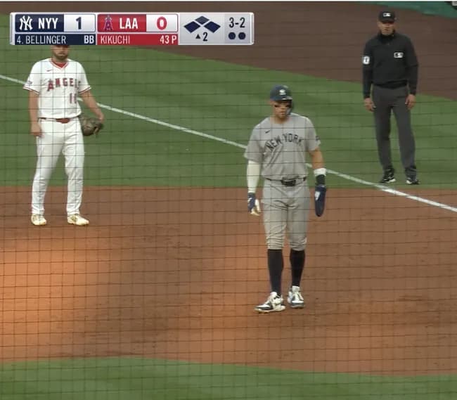 【悲報】アーロン・ジャッジさん、第1・2打席で連続申告敬遠