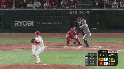 【広島対阪神10回戦】阪神、9回表1アウト二三塁から代打・豊田のタイムリーツーベースでリードを3点に広げる！！！！！！！！