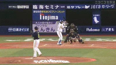 【DeNA対ヤクルト8回戦】DeNA・戸柱、ヤクルト・山野から今季第1号ソロホームラン！リードを5点に広げる！！！！！！！！！！！！