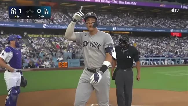 アーロン・ジャッジ　253打席　打率.392　出塁率.486　長打率.750　OPS1.236