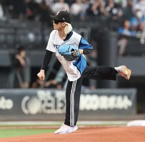 【日本ハム】「野球、やったことなかった」ピラフ星人がファーストピッチ「マジで超楽しかった」
