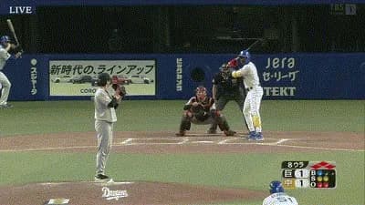 【中日対巨人11回戦】巨人・大勢、炎上…