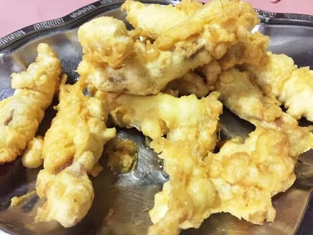 天ぷらにおいて肉類が海鮮類に太刀打ちできないのは、