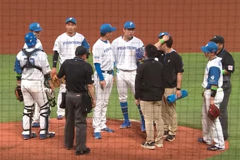 日本ハム・古林睿煬が緊急降板　交流戦初戦にまさか…3回途中39球でマウンド去る