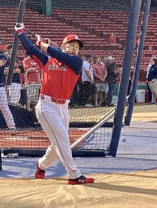 【朗報】レッドソックス吉田正尚、順調に回復。術後最長となる23mノーバン送球