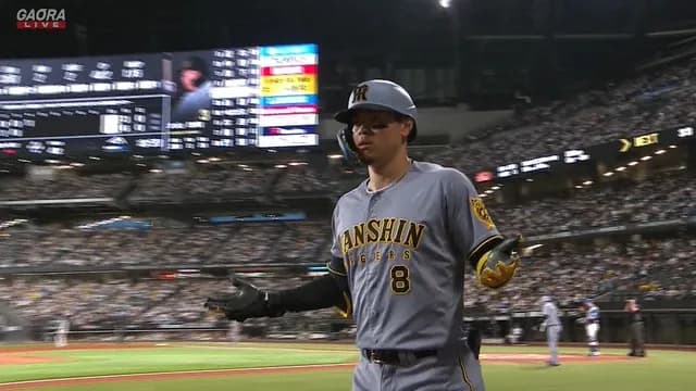 阪神、サトテル大山が2者連続ホームラン！！ エスコン最高やｗｗｗｗ