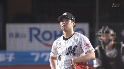 ここまでノーヒットピッチングだった種市、初ヒットは同点弾被弾