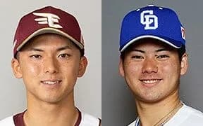 宗山（5球団競合ドラ1）.244 2 15 出塁率.259 ops.595　金丸（4球団競合ドラ1）0勝2敗 防2.63