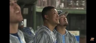 花火大会デートをする筒香と戸柱wwwwwwwww