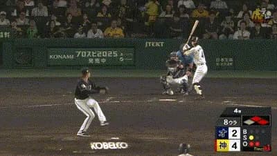 【阪神対オリックス2回戦】阪神、8回に熊谷のタイムリーでリードを3点に広げる！熊谷は3年ぶりの打点！！！！！！！！！！！！
