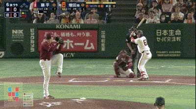 【巨人対楽天2回戦】巨人・増田陸、楽天・藤平から第4号先制ソロホームラン！！！！！！！！！！！！！！！！