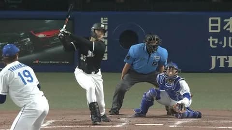 昨日、チーム唯一の打点をあげた田中晴也のバッティングがこちら