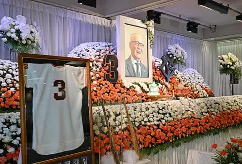 長嶋茂雄さん通夜に落合博満氏、清原和博氏、松井秀喜氏、大久保博元氏ら巨人OB