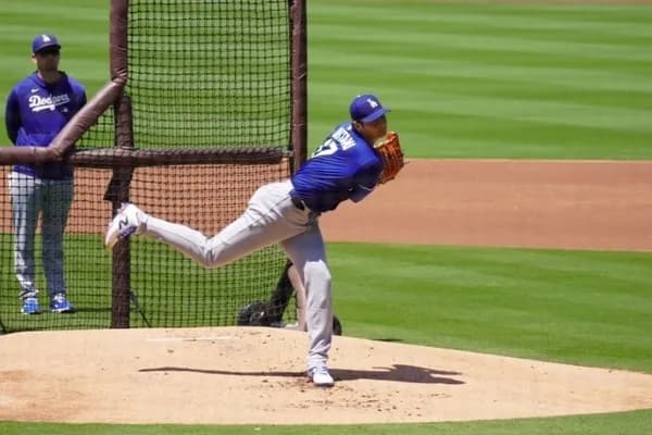 大谷翔平、ライブBPで3回6奪三振