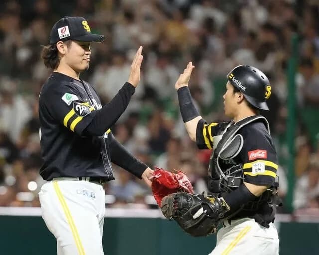 SB新守護神候補杉山、6球で最終回をピシャリと閉める