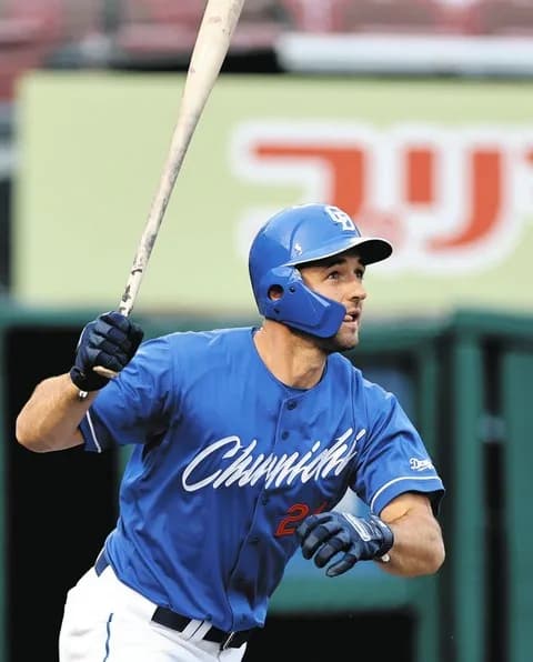 中日4番ボスラー　犠飛　中飛　死球　敬遠　犠飛