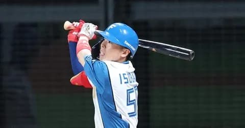 【日本ハム】五十幡亮汰が中前適時打で追加点　「ミスをしていたので、何とか取り返したいという気持ちでした」