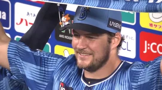 12日オリックス戦先発のDeNAバウアー、交流戦は23年在籍時から4連勝中と聞くと「シーッ」「「そういうことを言われると逆にプレッシャーが...」