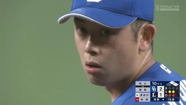 松山晋也、もう25セーブ! 狂気の”ガンギマリストレート”でねじ伏せる