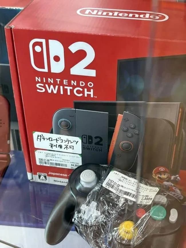 【ゲーム】Switch 2、早くも中古品がチェーン店に...「DLコンテンツ利用不可」の奇々怪々　店舗は「回答できない」