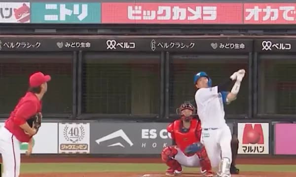 【速報】野村レイエスに続いて郡司も第4号グングンHRｷﾀ━━━━(ﾟ∀ﾟ)━━━━!!
