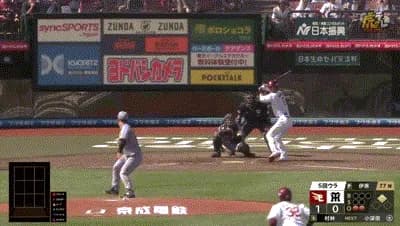 【楽天対阪神3回戦】楽天、5回裏2アウト二塁から村林のタイムリーツーベースで1点追加！リードを2点に広げる！！！！！