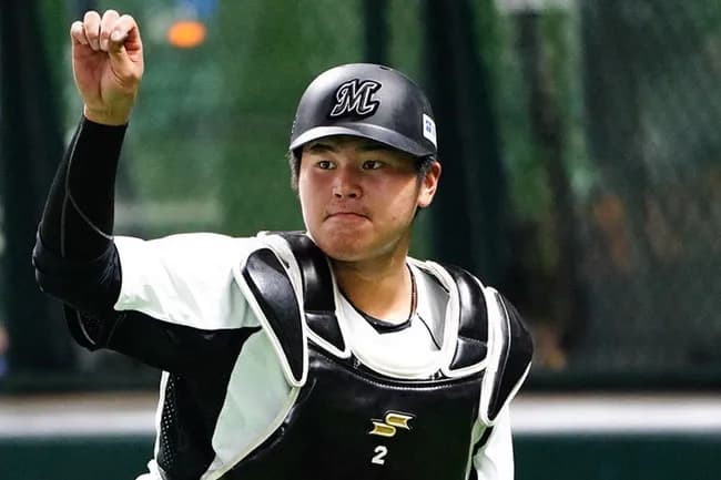 ロッテ松川虎生（4年目）「理想の自分と現実の自分がかけ離れている。まずは1年間1軍でやりたい」