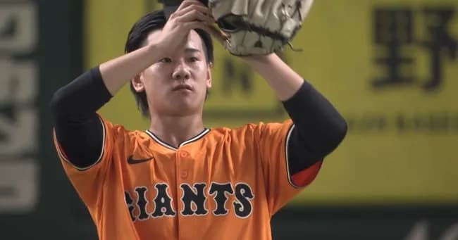 巨人・井上温大、いきなり2者連続弾を浴びる