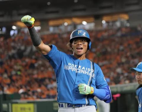 【日本ハム】水谷瞬「やっぱりアイブラックだな」トレードマーク身につけ2戦連続4号