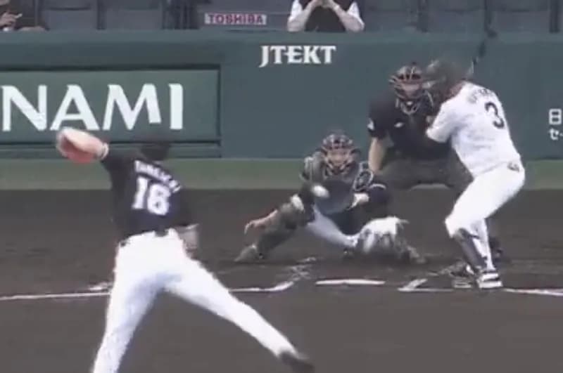 【速報】大山悠輔、満塁の場面で圧巻の3球三振