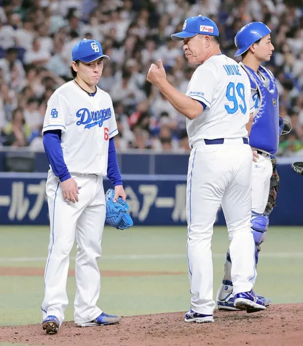 中日三浦(今年26) 7登板 4.64 2勝3敗 33回 奪三振率5.73