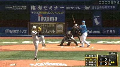 【DeNA対ロッテ2回戦】DeNA・牧秀悟、ロッテ・廣池から第12号先制ソロホームラン！！！！！！！！！！！！