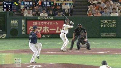 【巨人対西武2回戦】巨人、7回裏1アウト一二塁から岡田の2点タイムリーツーベースで同点に追いつく！！！！！！！！！！！！！！！！！