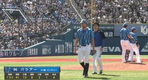 DeNAバウアー、7失点KOも「自分の思う投球はできた」