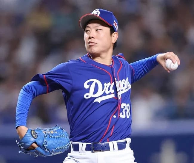 中日松葉貴大（34）7勝3敗1.54