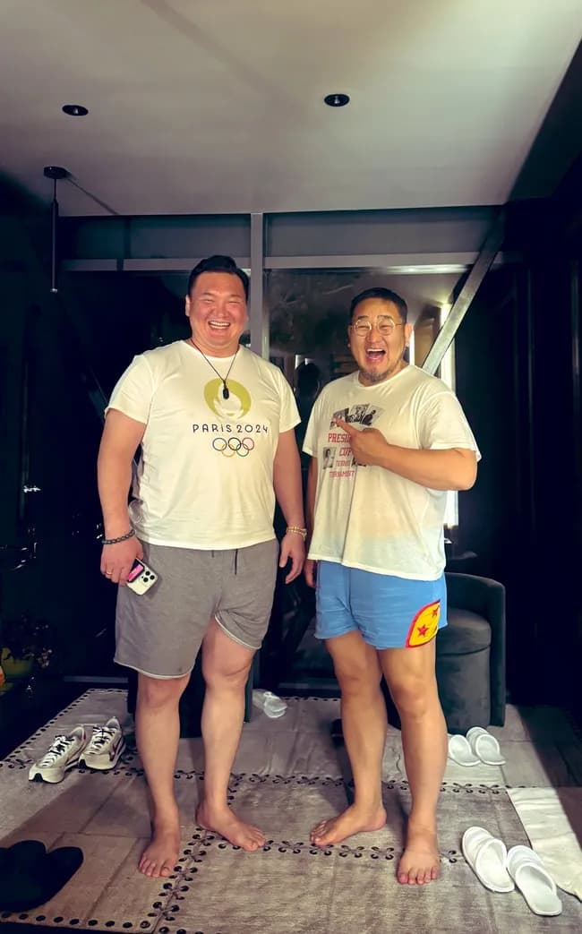 【悲報】白鵬さんと朝青龍さん、引退後に久しぶりに会うもの険悪ムード全開