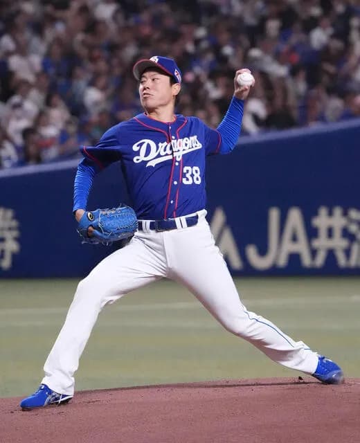 中日・井上監督「松葉（7勝4敗 87.2回 防1.54）は剛速球も凄い変化球もない。幻惑投法」