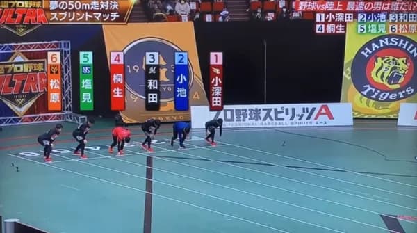 野球選手「50m5秒台ですw」陸上選手「ほーん」結果