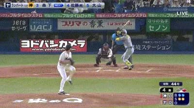 【ヤクルト対阪神8回戦】ヤクルトの守備…