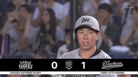 寺地、一死満塁でモイネロからタイムリー！！ロッテ先制！！