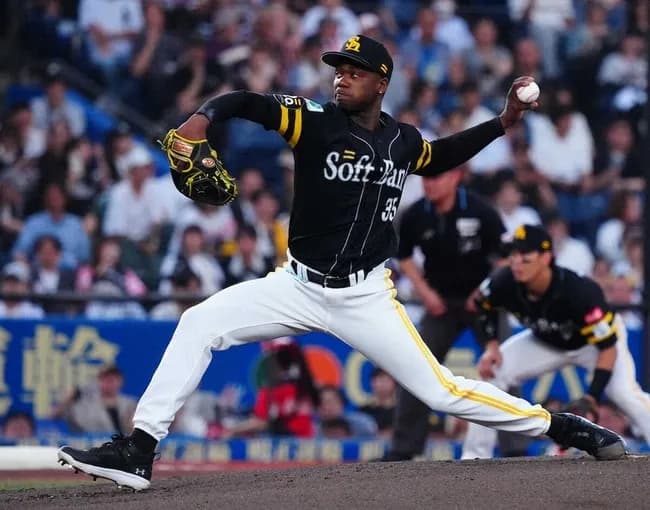 福岡ソフトバンクホークスモイネロ(35)7勝0敗防御率1.28