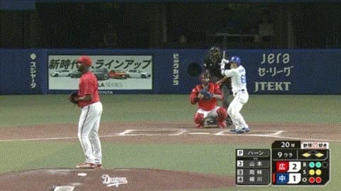 中日、ホームスチール失敗でゲームセットｗｗｗｗｗｗｗｗｗｗ