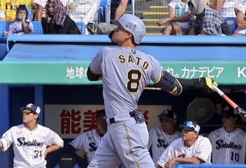 佐藤輝明のプロ初ホームランを改めて見返した結果wwwwwww