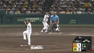 【阪神対巨人13回戦】巨人・キャベッジ、また走塁でやらかす…