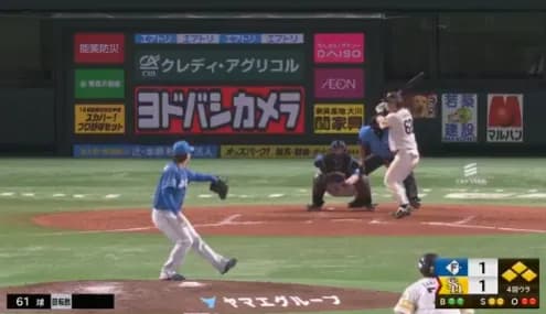 海野隆司の勝ち越し2点タイムリーヒット！！