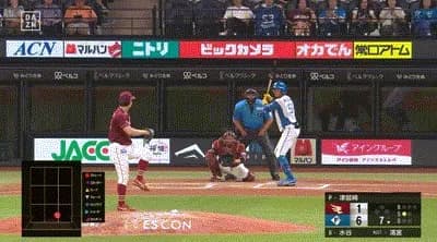 【日本ハム対楽天12回戦】日本ハム・水谷瞬、今日二本目となる第7号ソロホームラン!!!!!!!!!!!!!
