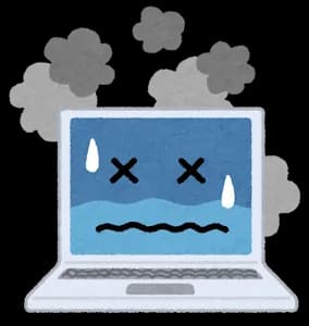 ワア君のパソコン逝くwww